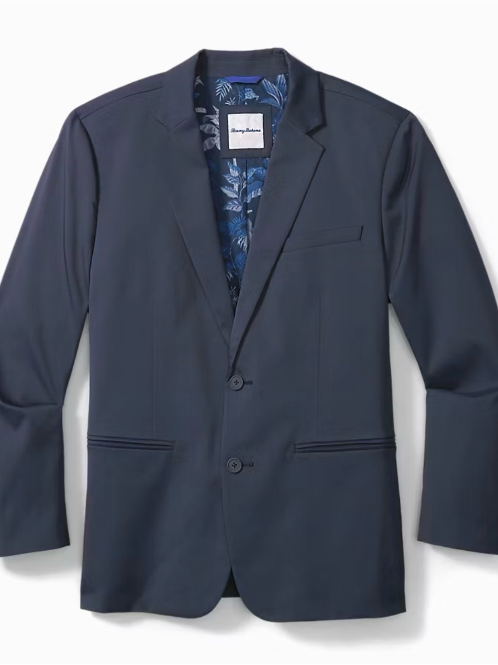 Tommy Bahama Navy Blue Men's Sport Coat - Two-Button Blazer